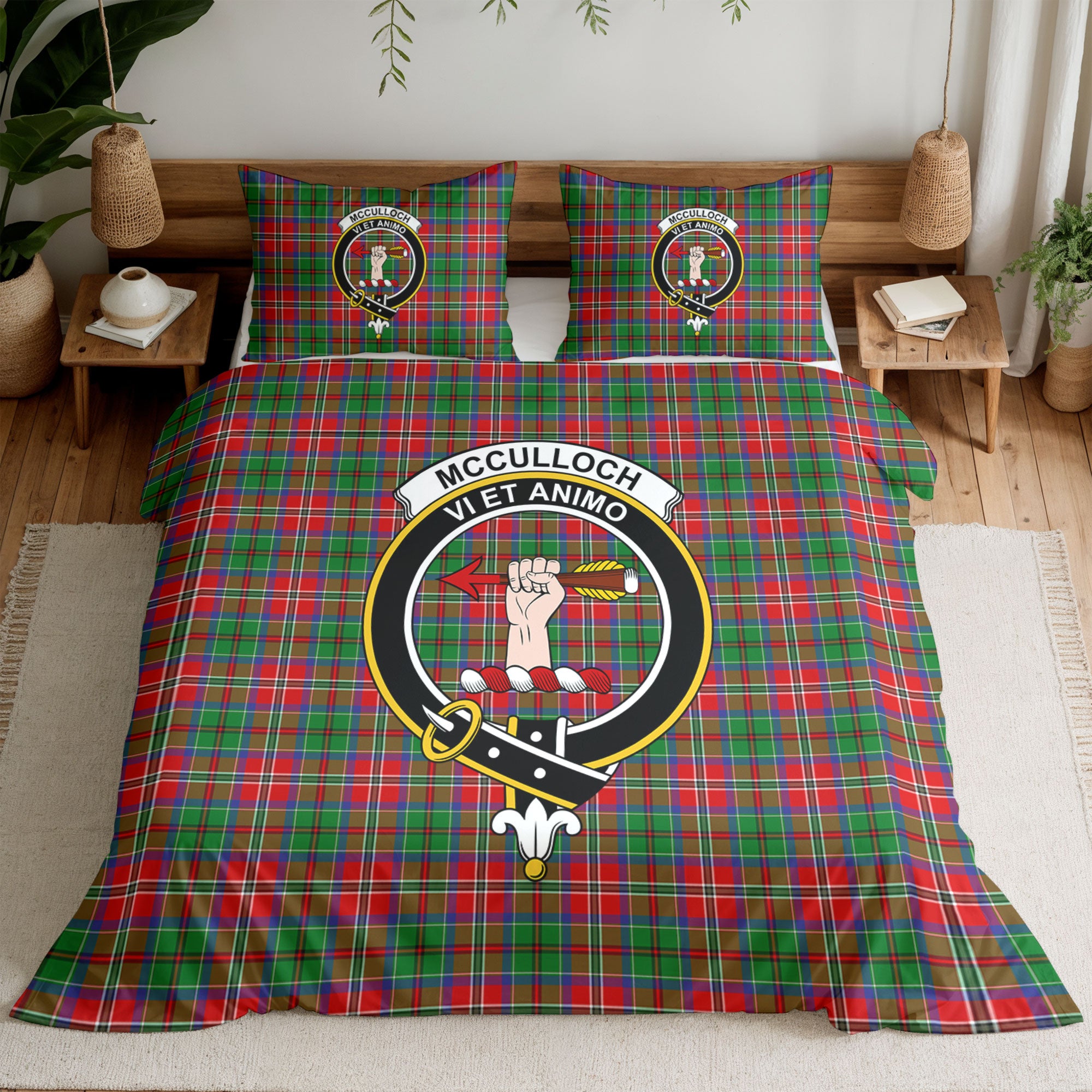 McCulloch Tartan Crest Bedding Set