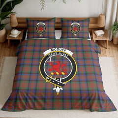 McDuff Hunting Modern Tartan Crest Bedding Set