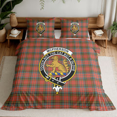 McPherson Weathered Tartan Crest Bedding Set