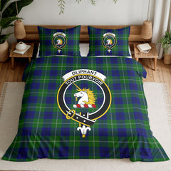 Oliphant Modern Tartan Crest Bedding Set