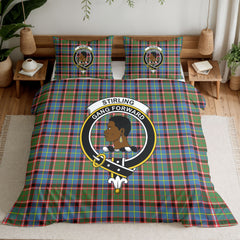 Stirling (of Keir) Tartan Crest Bedding Set