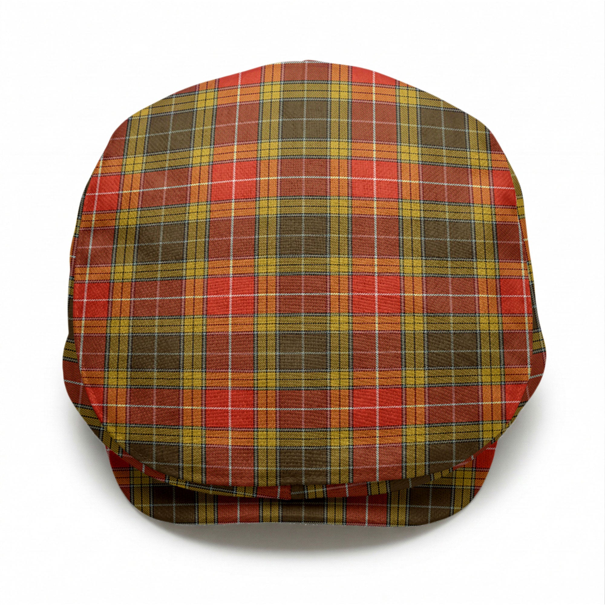 Buchanan Old Set Weathered Tartan Flat Caps