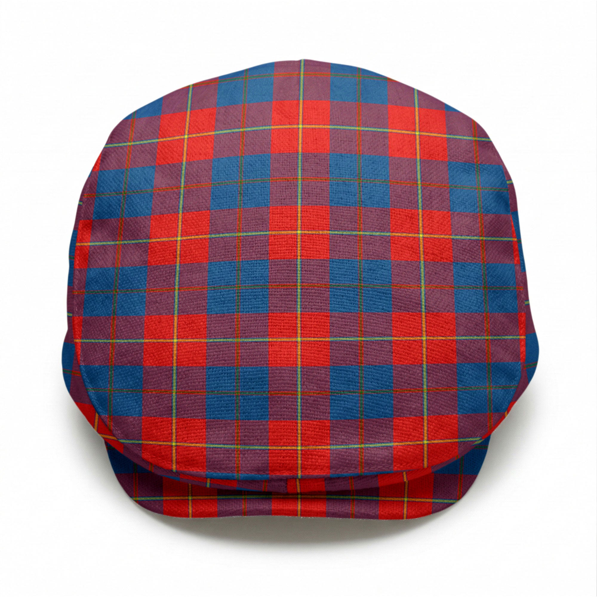 Galloway Red Tartan Flat Caps