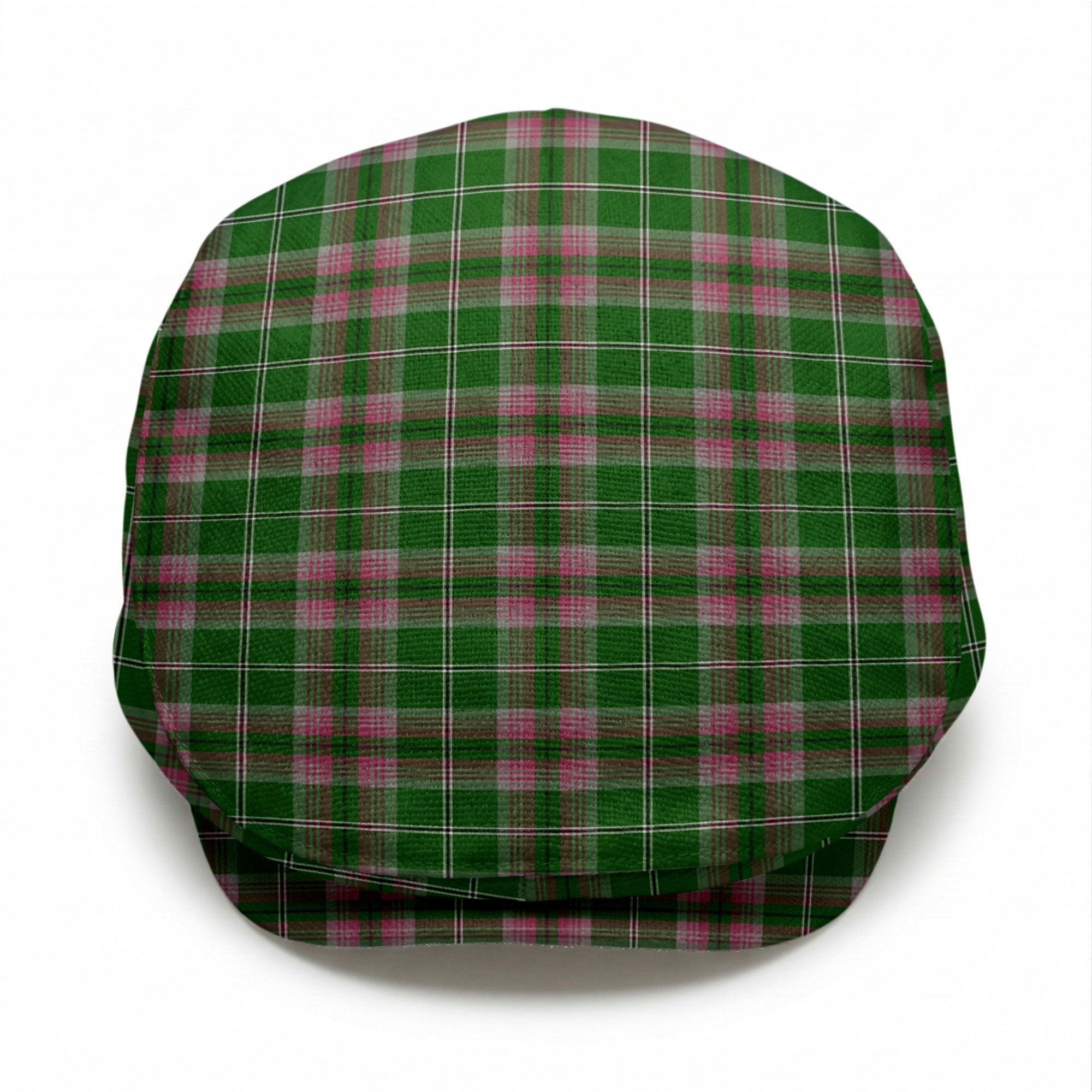 Gray Hunting Tartan Flat Caps