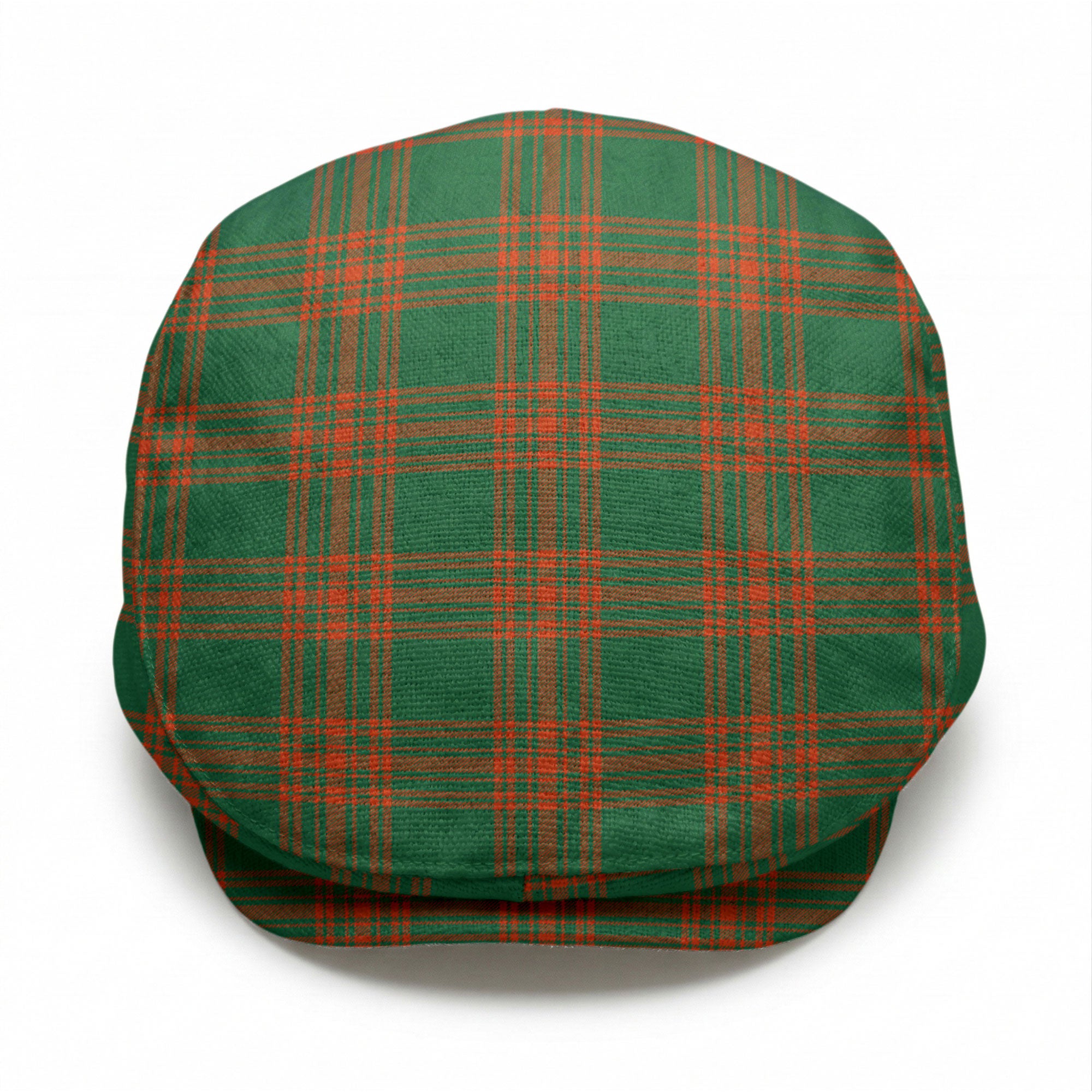 Menzies Green Ancient Tartan Flat Caps