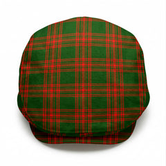 Menzies Green Modern Tartan Flat Caps