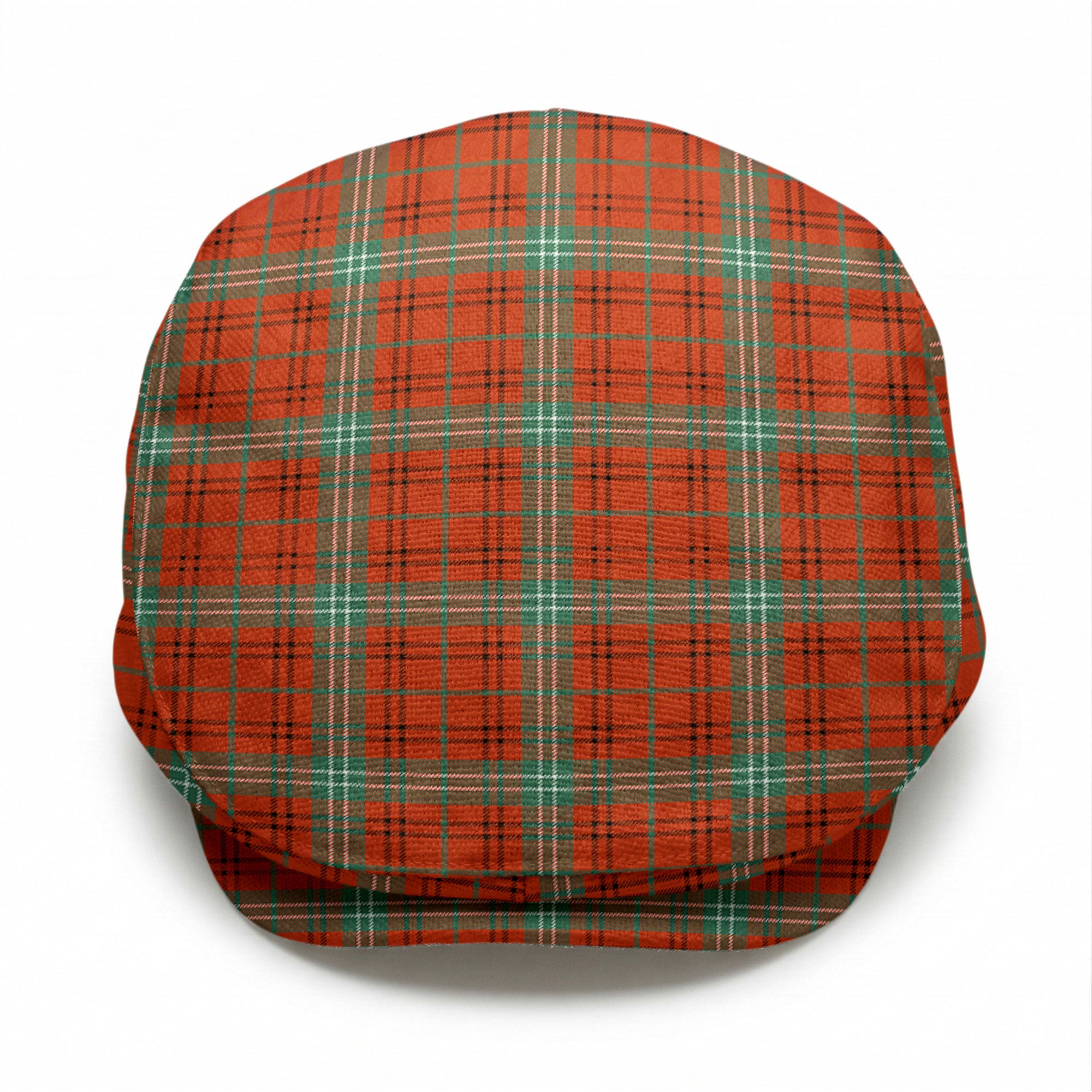 Morrison Red Ancient Tartan Flat Caps