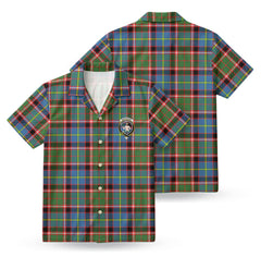 Aikenhead Tartan Crest Hawaiian Shirt