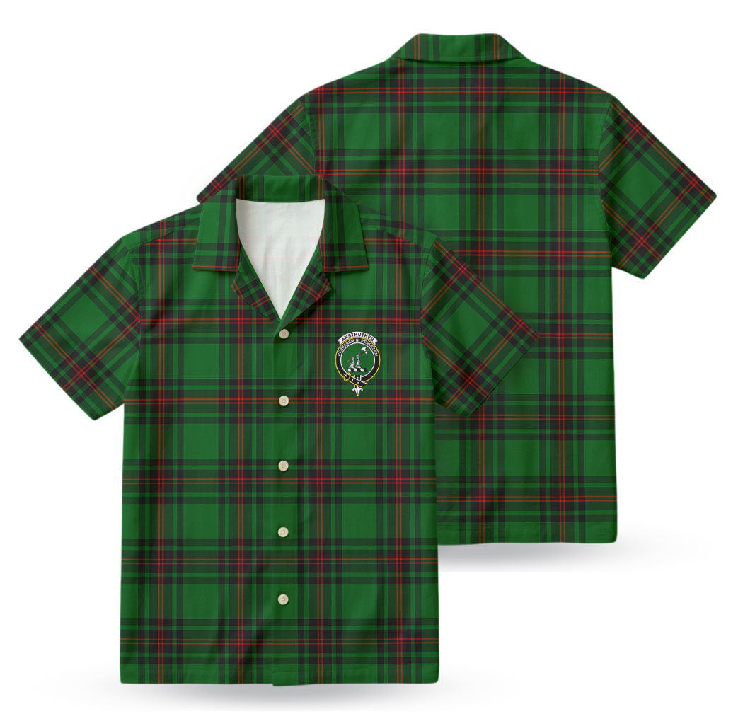 Anstruther Tartan Crest Hawaiian Shirt