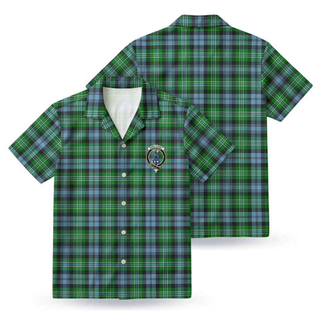 Arbuthnot Ancient Tartan Crest Hawaiian Shirt