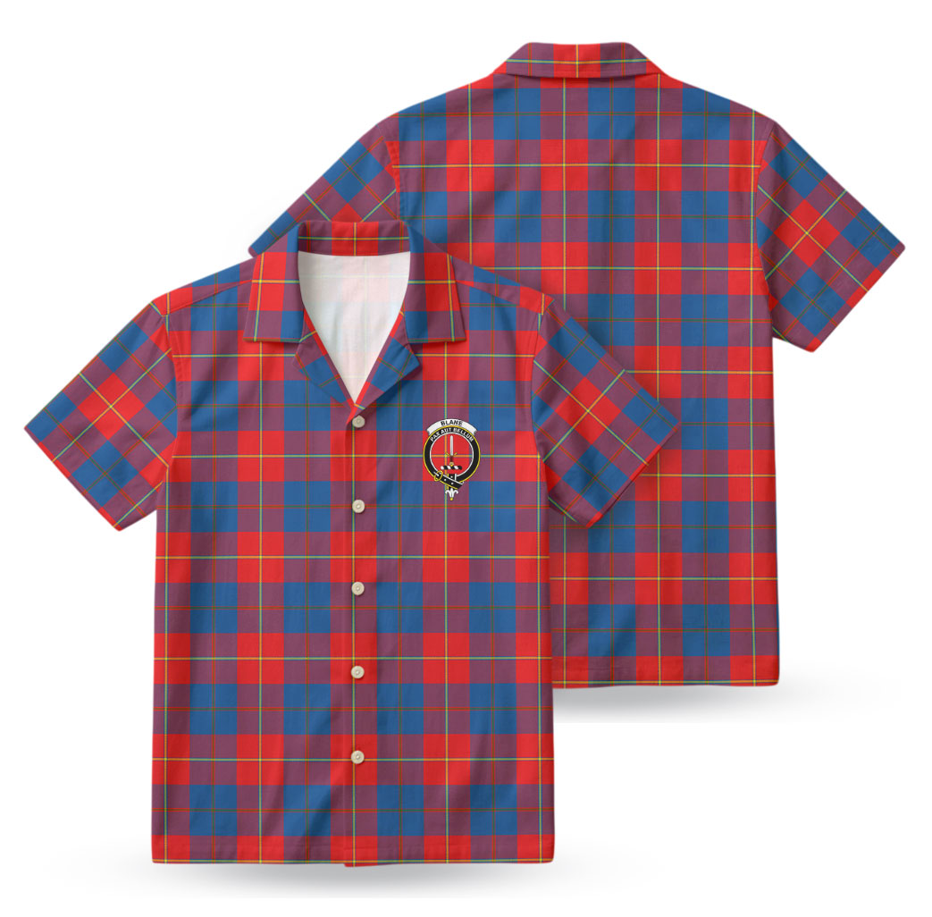 Blane Tartan Crest Hawaiian Shirt