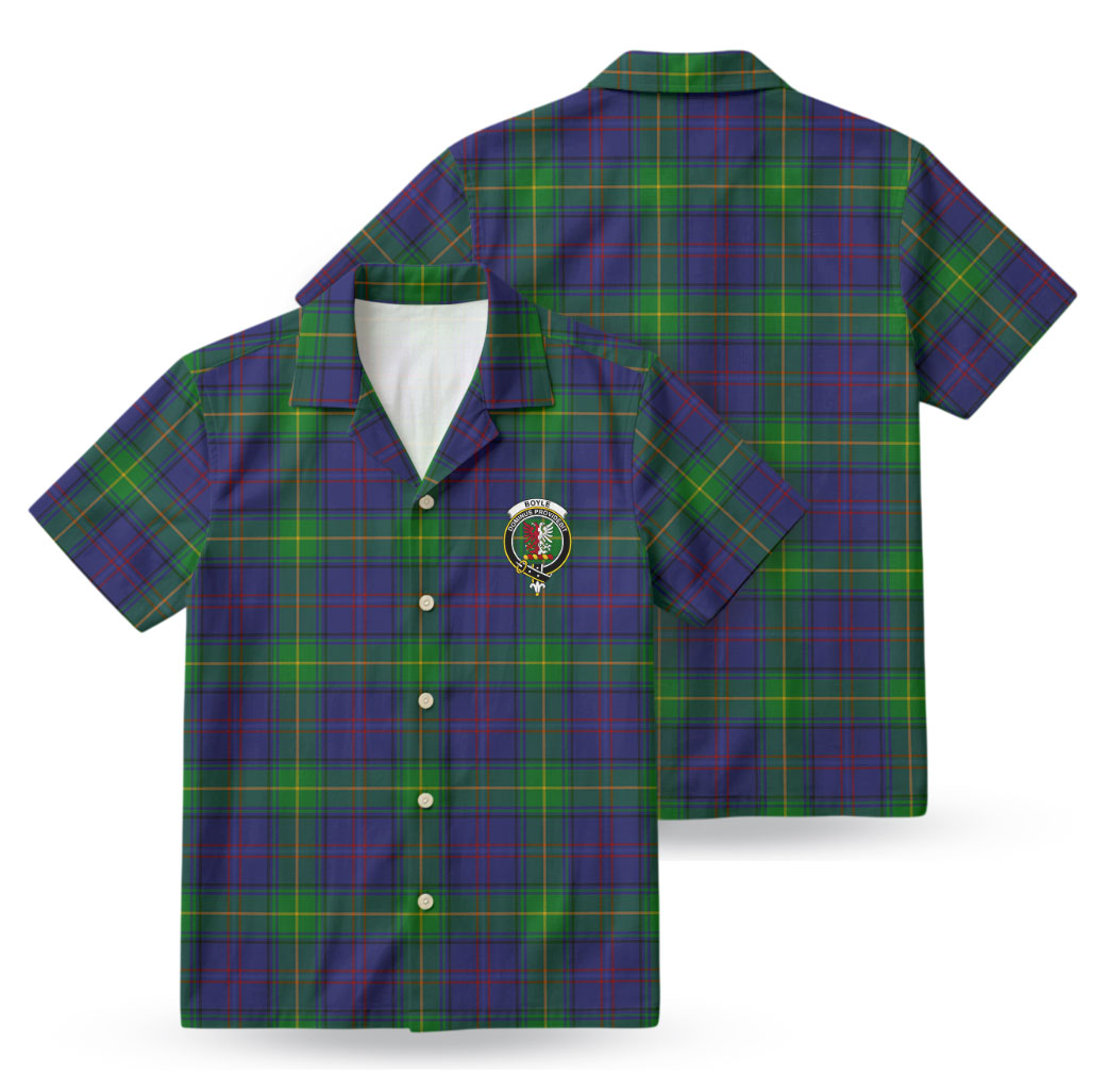 Boyle Tartan Crest Hawaiian Shirt
