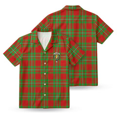 Callander Tartan Crest Hawaiian Shirt