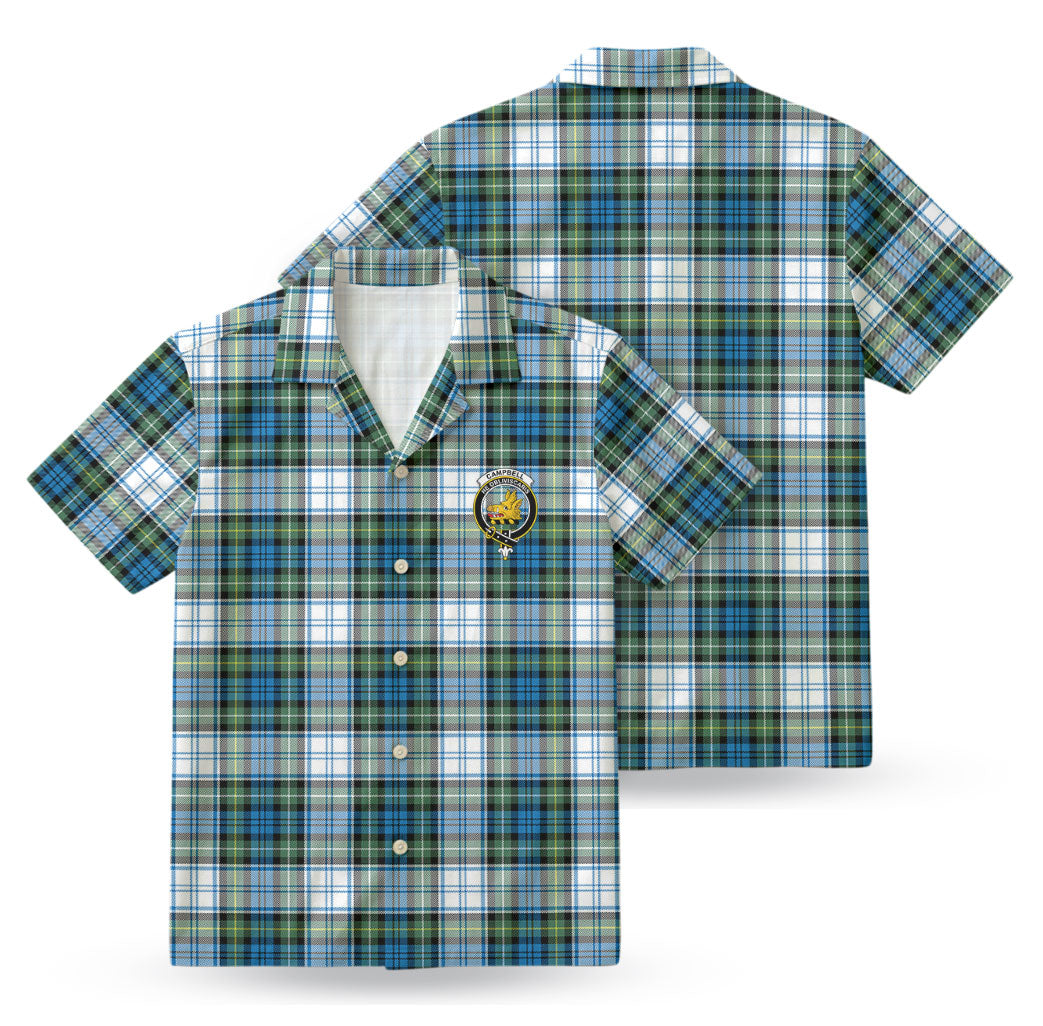 Campbell Dress Ancient Tartan Crest Hawaiian Shirt