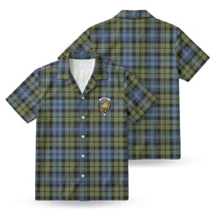 Campbell Faded Tartan Crest Hawaiian Shirt