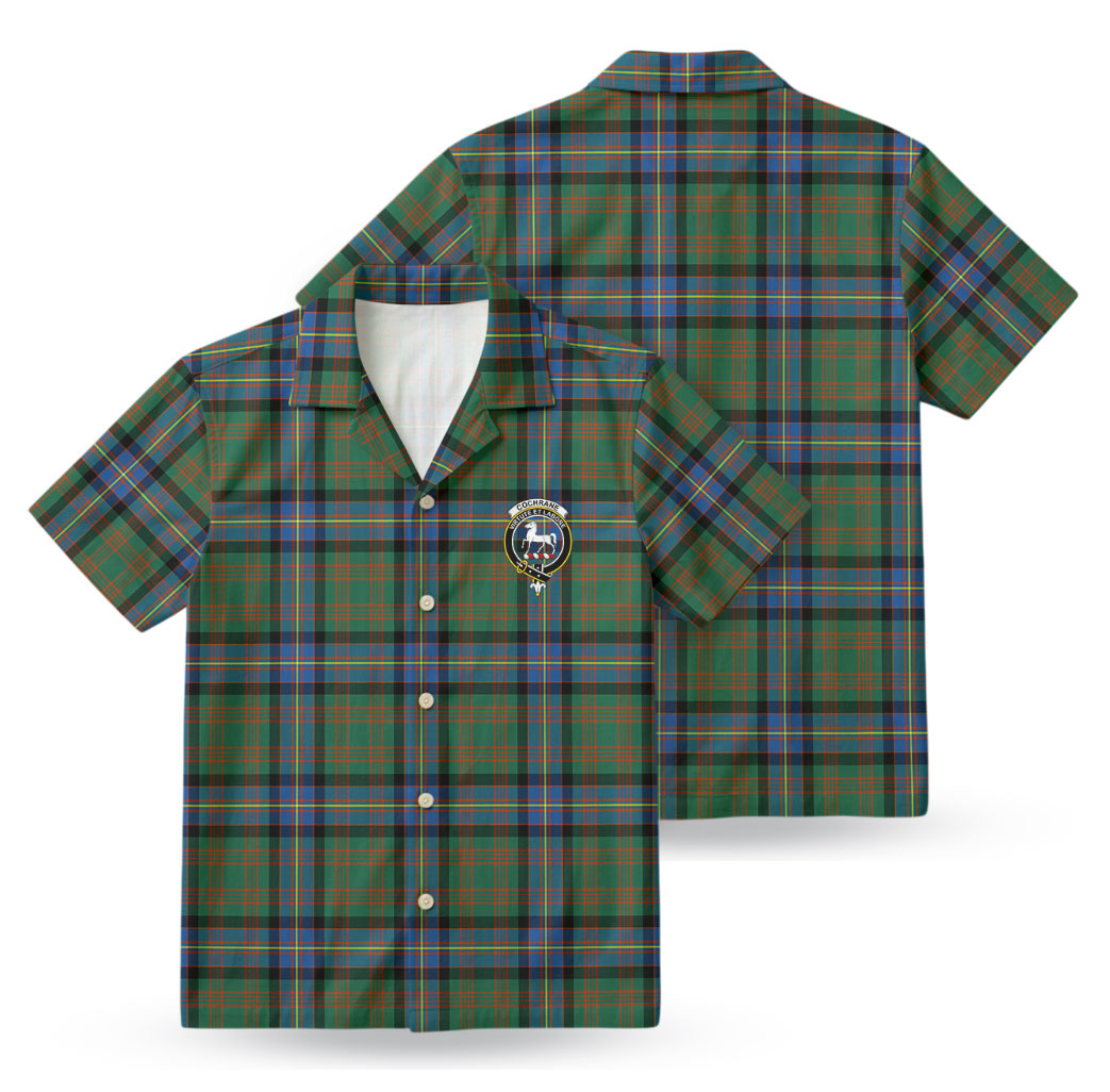 Cochrane Ancient Tartan Crest Hawaiian Shirt