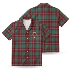 Crawford Modern Tartan Crest Hawaiian Shirt