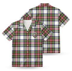 Dennistoun Tartan Crest Hawaiian Shirt