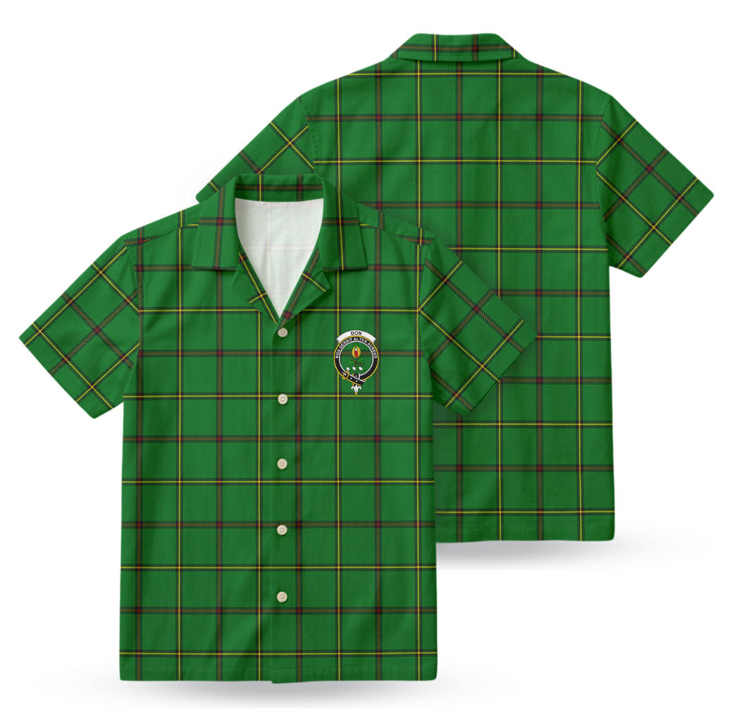 Don Tartan Crest Hawaiian Shirt
