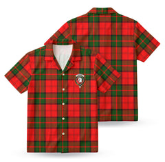 Dunbar Modern Tartan Crest Hawaiian Shirt