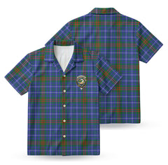 Edmonstone Tartan Crest Hawaiian Shirt