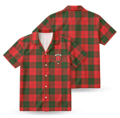 Erskine Modern Tartan Crest Hawaiian Shirt