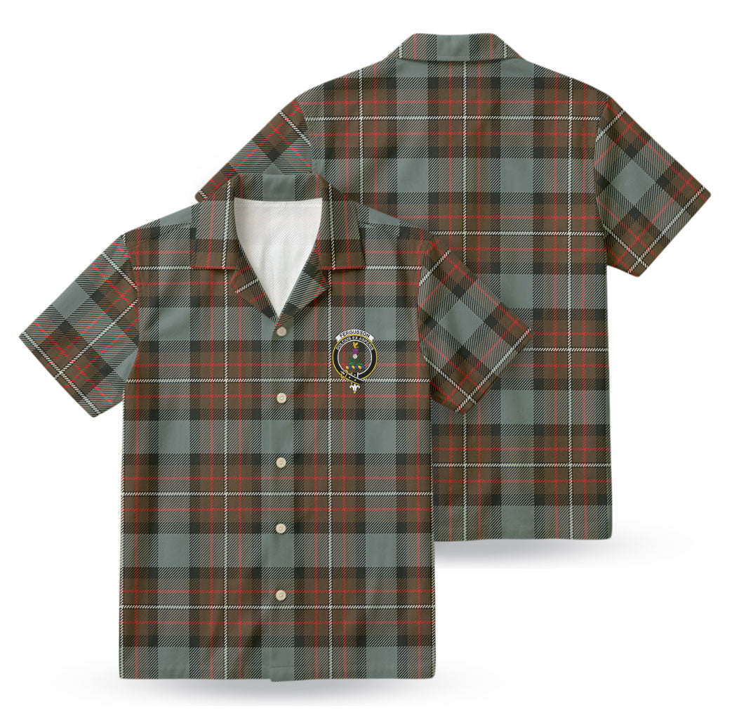 Fergusson Weathered Tartan Crest Hawaiian Shirt