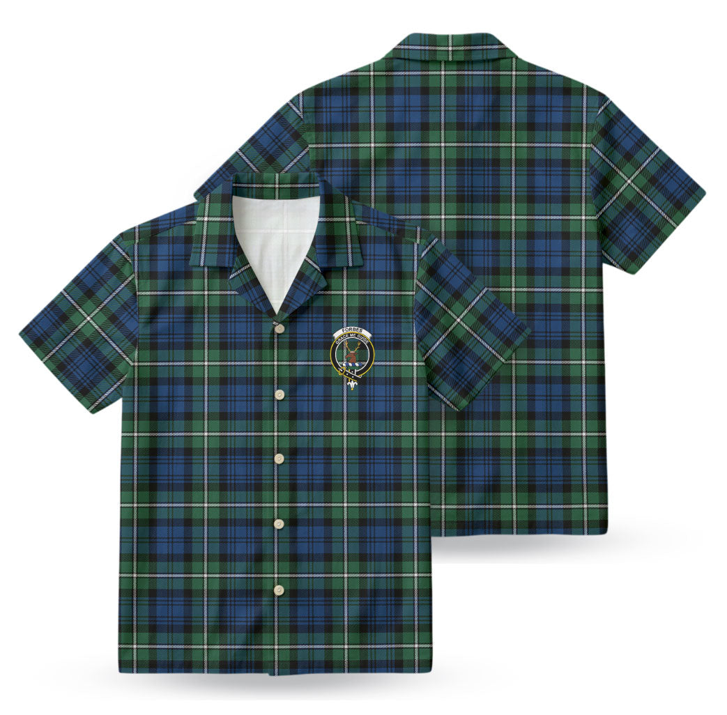 Forbes Ancient Tartan Crest Hawaiian Shirt