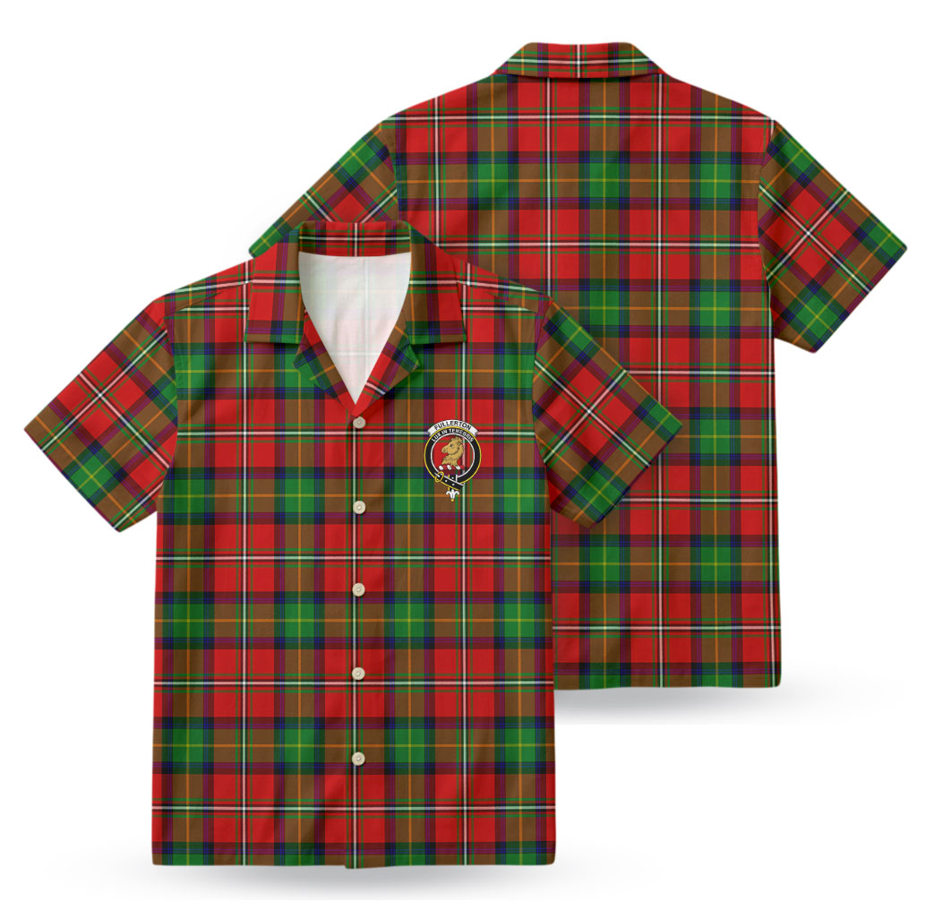 Fullerton Tartan Crest Hawaiian Shirt