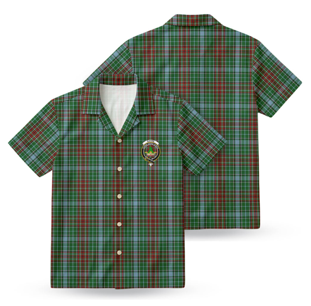 Gayre Tartan Crest Hawaiian Shirt