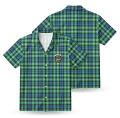 Graham of Montrose Ancient Tartan Crest Hawaiian Shirt