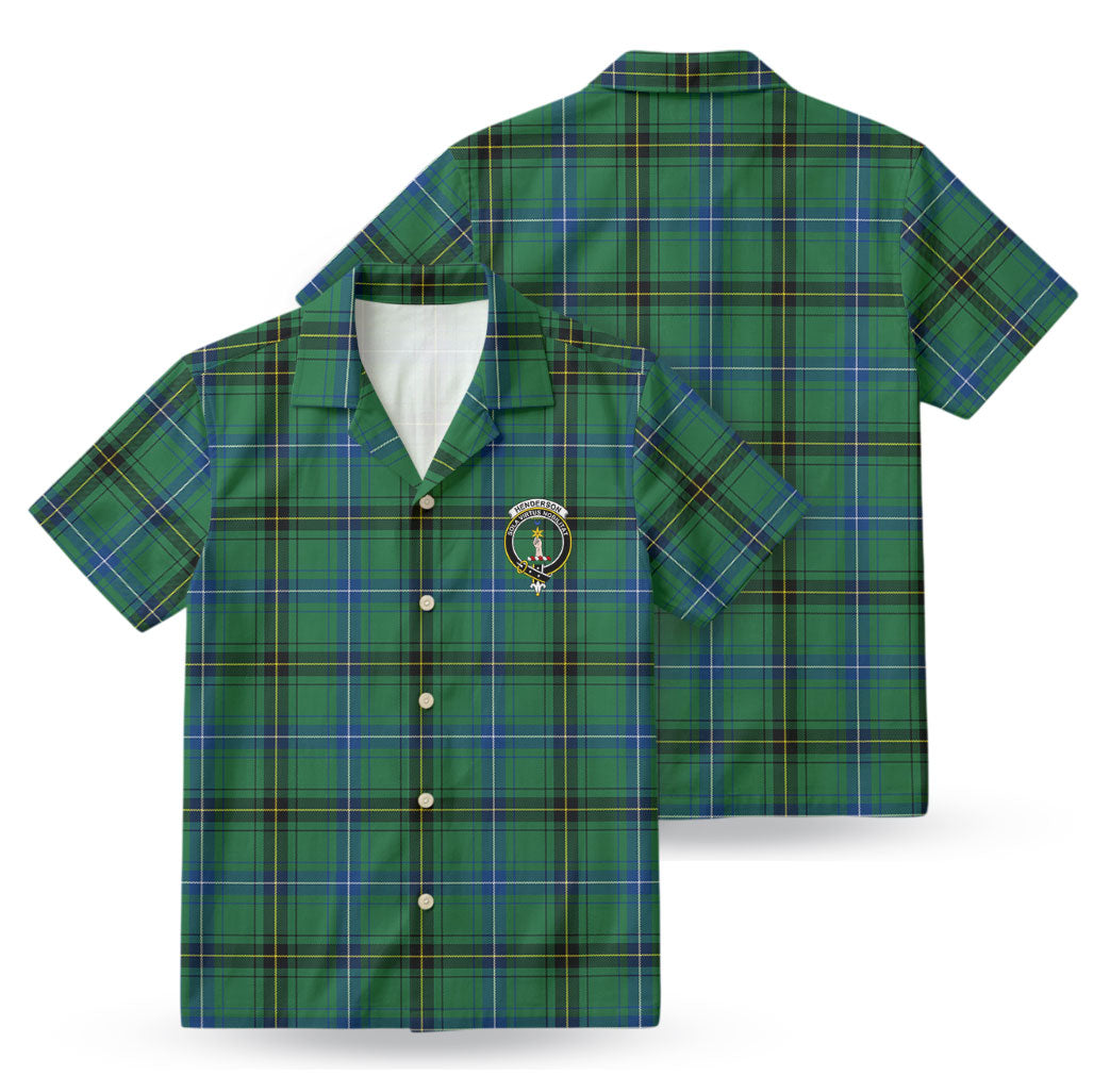 Henderson Ancient Tartan Crest Hawaiian Shirt