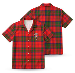 Heron Tartan Crest Hawaiian Shirt
