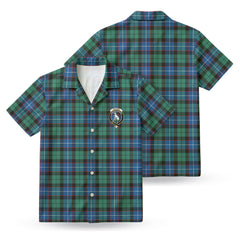 Hunter Ancient Tartan Crest Hawaiian Shirt