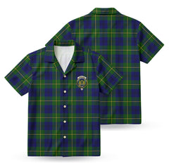 Johnstone Modern Tartan Crest Hawaiian Shirt
