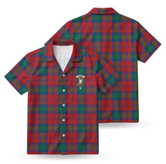 Lindsay Modern Tartan Crest Hawaiian Shirt