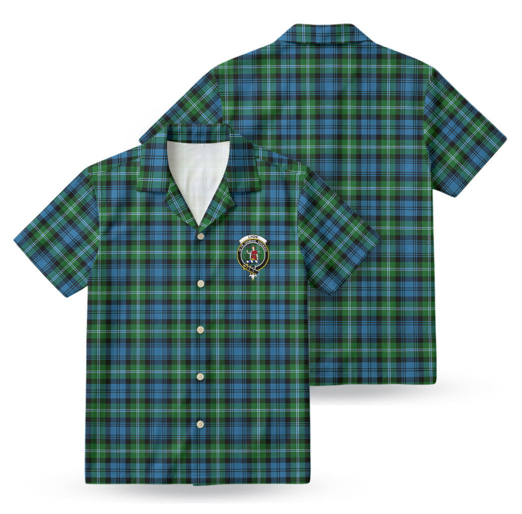 Lyon Tartan Crest Hawaiian Shirt