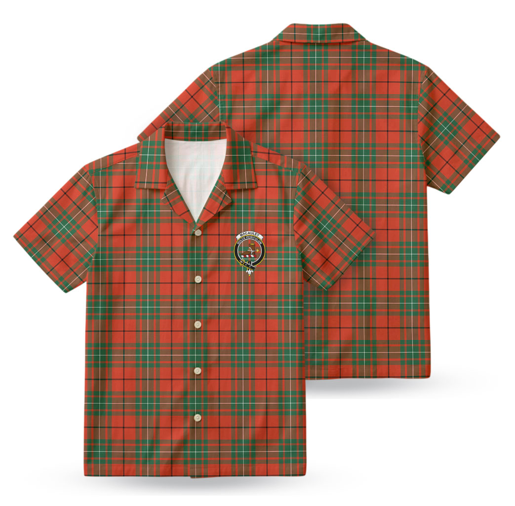 MacAuley Ancient Tartan Crest Hawaiian Shirt