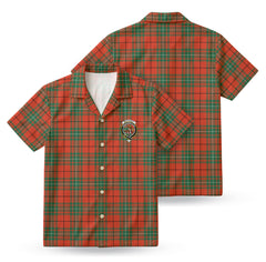 MacAuley Ancient Tartan Crest Hawaiian Shirt