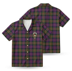 MacDonald Modern Tartan Crest Hawaiian Shirt