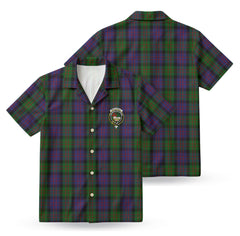MacDonald Tartan Crest Hawaiian Shirt