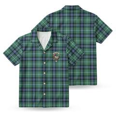 MacDonald of the Isles Hunting Ancient Tartan Crest Hawaiian Shirt