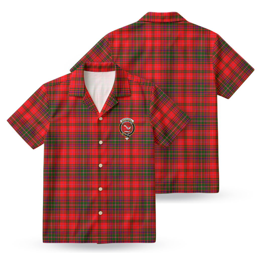 MacDougall Modern Tartan Crest Hawaiian Shirt