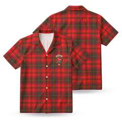 MacDougall Modern Tartan Crest Hawaiian Shirt
