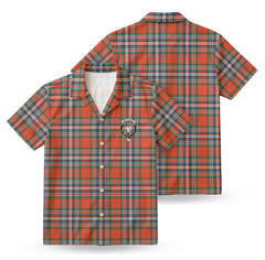 MacFarlane Ancient Tartan Crest Hawaiian Shirt