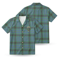 MacInnes Ancient Tartan Crest Hawaiian Shirt
