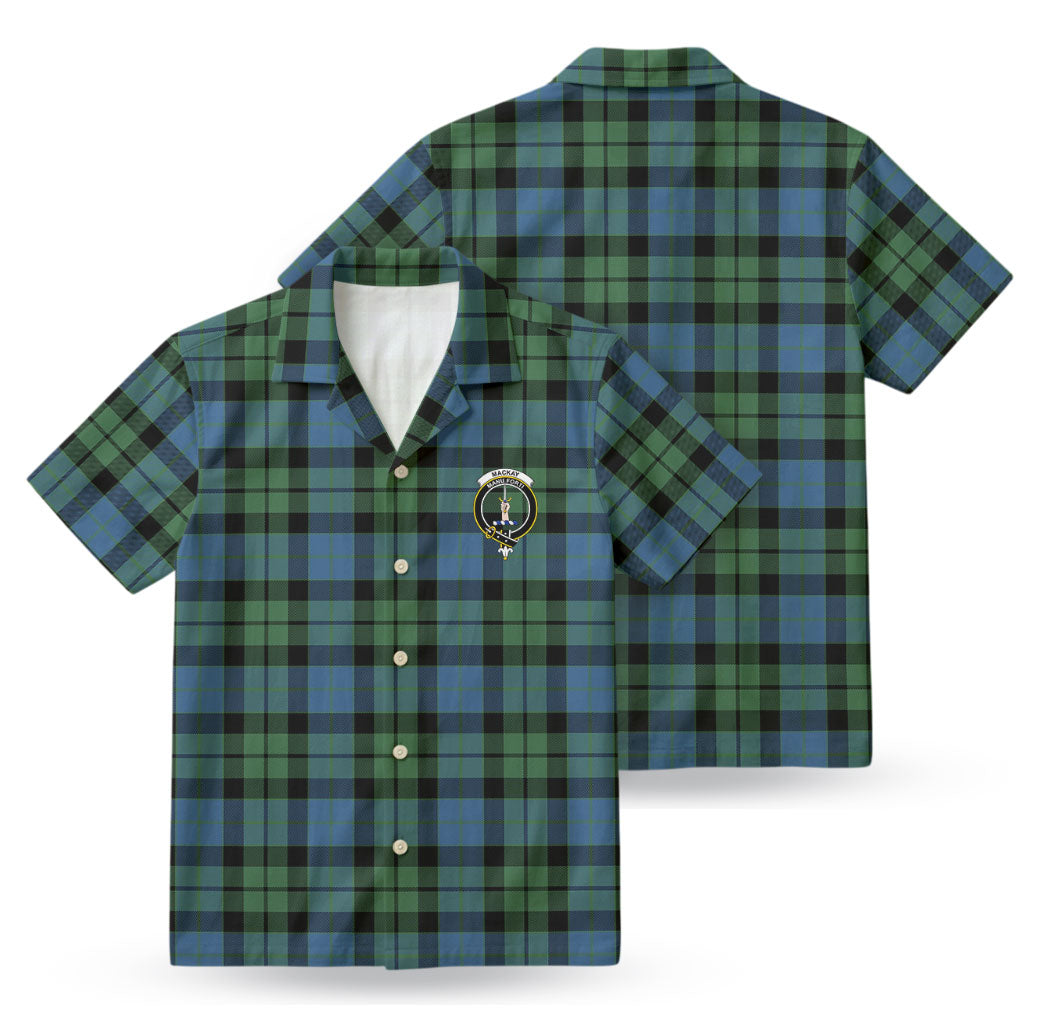 MacKay Ancient Tartan Crest Hawaiian Shirt