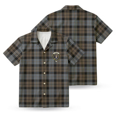 MacKay Weathered Tartan Crest Hawaiian Shirt