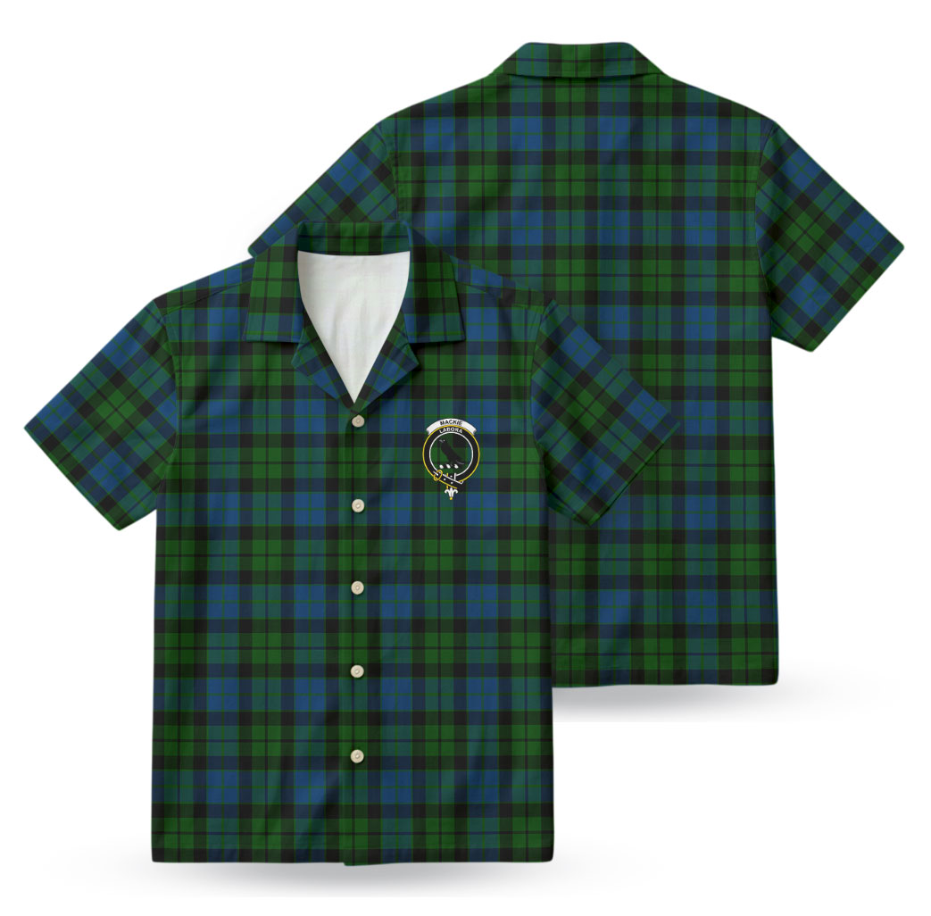 MacKie Tartan Crest Hawaiian Shirt