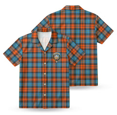 MacLachlan Ancient Tartan Crest Hawaiian Shirt